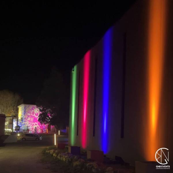 Domaine viticole illuminé pour une soirée Sainte Luce à Aix-en-Provence