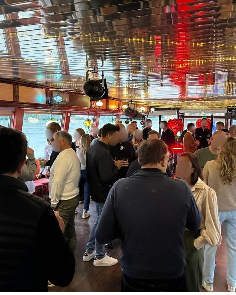 Soirée d'entreprise sur une péniche sur le Rhône