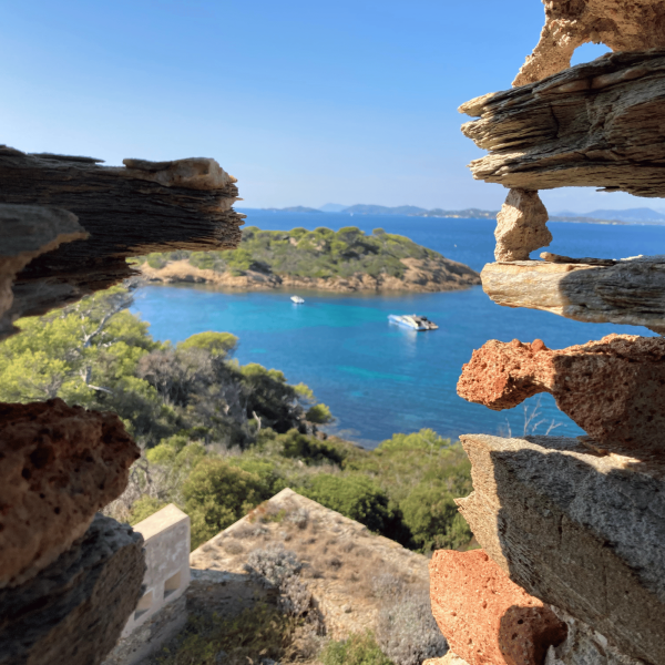 Image de vue panoramique île de Porquerolles