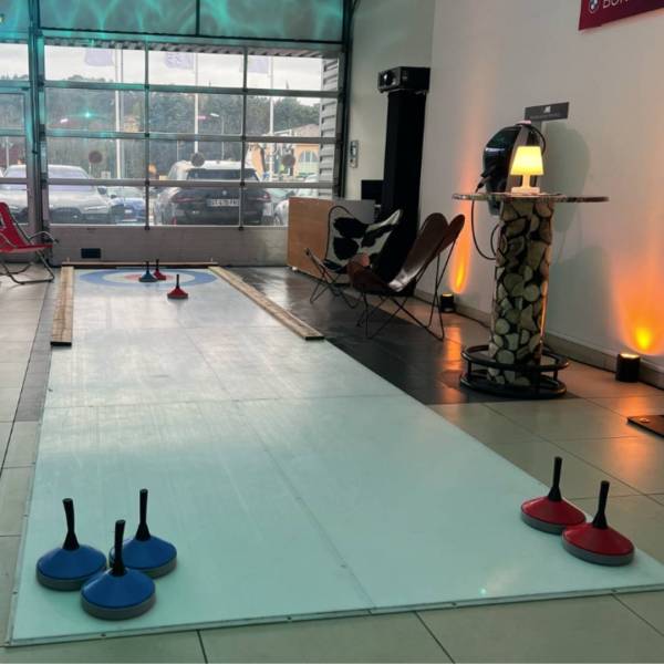 Piste de curling à Aix en Provence dans les Bouches-du-Rhône