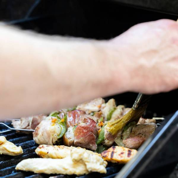 Déjeuner BBQ en plein air