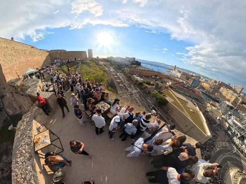 Soirée arrivée de la Flamme Olympique à Marseille 