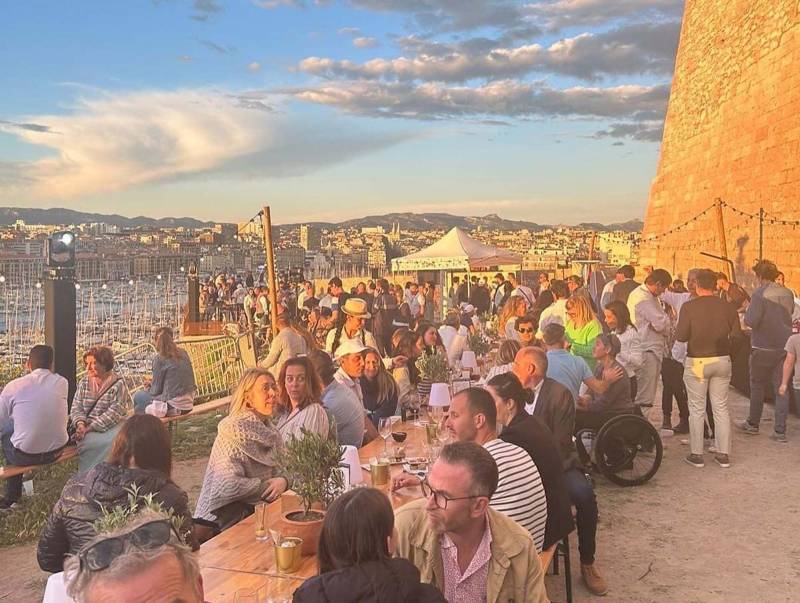Soirée arrivée de la Flamme Olympique à Marseille 