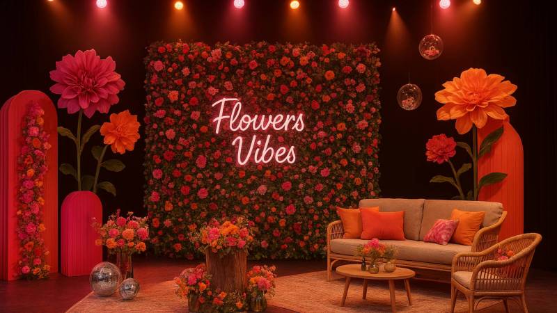 Soirée d’entreprise : Thème “Flowers Vibes” à Marseille, Aix-en-Provence, Toulon et partout en région PACA